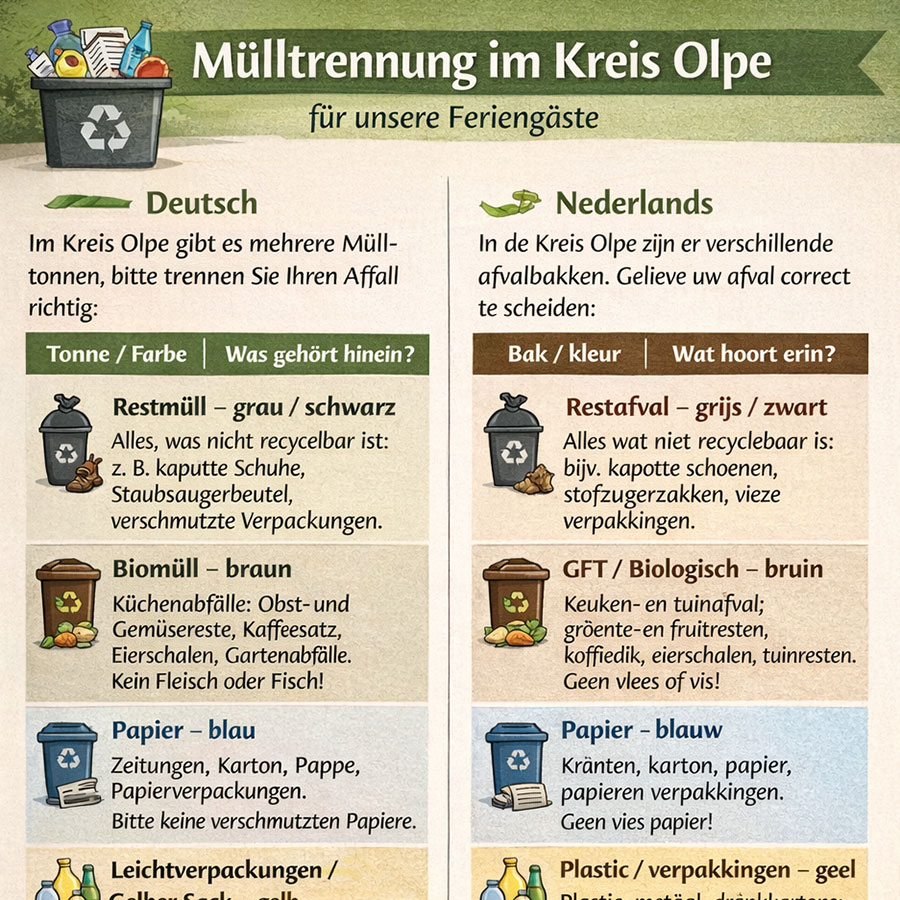 Plan Mülltrennung Kreis Olpe