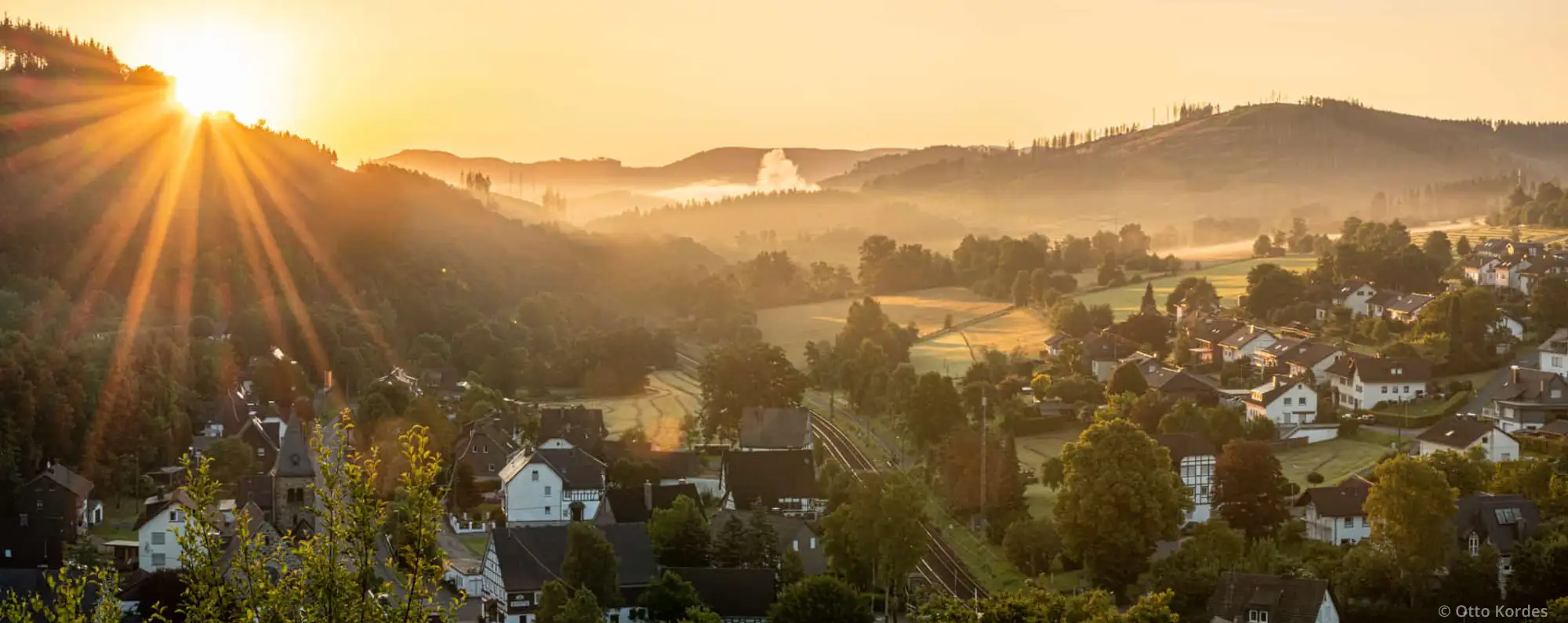Sonnenaufgang Nähe Benolpe, Foto © Otto Kordes